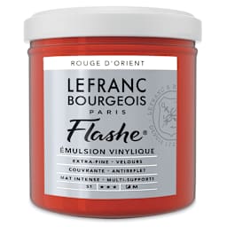 Lefranc & Bourgeois Flashe Vinyl Paint - Oriental Red, 125 ml jar