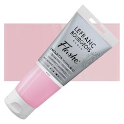 Lefranc & Bourgeois Flashe Vinyl Paint - Light Pink, 80 ml tube and swatch