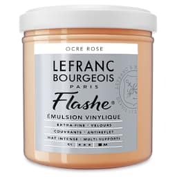 Lefranc & Bourgeois Flashe Vinyl Paint - Rose Ochre, 125 ml jar