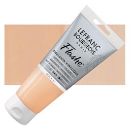 Lefranc & Bourgeois Flashe Vinyl Paint - Rose Ochre, 80 ml tube and swatch