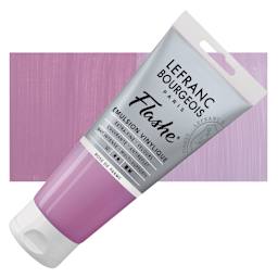 Lefranc & Bourgeois Flashe Vinyl Paint - Parma Pink, 80 ml tube and swatch