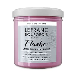 Lefranc & Bourgeois Flashe Vinyl Paint - Parma Pink, 125 ml jar