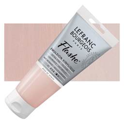 Lefranc & Bourgeois Flashe Vinyl Paint - Venetian Pink, 80 ml tube and swatch