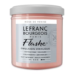 Lefranc & Bourgeois Flashe Vinyl Paint - Venetian Pink, 125 ml jar