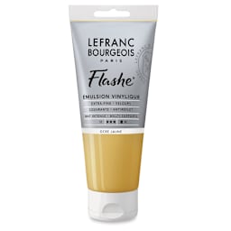 Lefranc & Bourgeois Flashe Vinyl Paint - Yellow Ochre, 80 ml tube