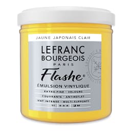 Lefranc & Bourgeois Flashe Vinyl Paint - Japanese Yellow Light, 125 ml jar