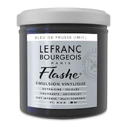 Lefranc & Bourgeois Flashe Vinyl Paint - Prussian Blue Hue, 125 ml jar