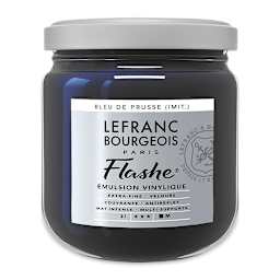Lefranc & Bourgeois Flashe Vinyl Paint - Prussian Blue Hue, 400 ml jar