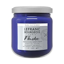 Lefranc & Bourgeois Flashe Vinyl Paint - Ultramarine Blue, 400 ml jar