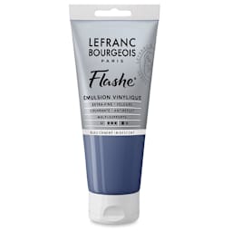 Lefranc & Bourgeois Flashe Vinyl Paint - Iridescent Ash Blue, 80 ml