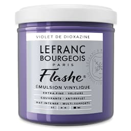 Lefranc & Bourgeois Flashe Vinyl Paint - Dioxazine Violet, 125 ml jar