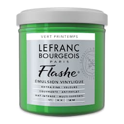 Lefranc & Bourgeois Flashe Vinyl Paint - Spring Green, 125 ml jar