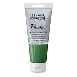 Lefranc & Bourgeois Flashe Vinyl Paint - Chromium Oxide Green, 80 ml