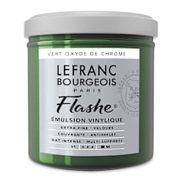 Lefranc & Bourgeois Flashe Vinyl Paint - Chromium Oxide Green, 125 ml jar