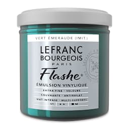 Lefranc & Bourgeois Flashe Vinyl Paint - Viridian Hue, 125 ml jar