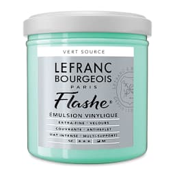 Lefranc & Bourgeois Flashe Vinyl Paint - Water Green, 125 ml jar