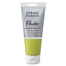Lefranc & Bourgeois Flashe Vinyl Paint - Iridescent Stil de Grain Green, 80 ml