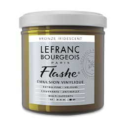 Lefranc & Bourgeois Flashe Vinyl Paint - Iridescent Bronze, 125 ml jar