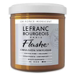 Lefranc & Bourgeois Flashe Vinyl Paint - 125 ml, Iridescent Deep Gold