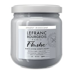 Lefranc & Bourgeois Flashe Vinyl Paint - 400 ml, Iridescent Silver