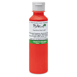 Tri-Art Liquid Artist Acrylics - Naphthol Red Light, 120 ml bottle