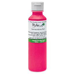 Tri-Art Liquid Artist Acrylics - Quinacridone Red, 120 ml bottle