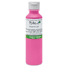 Tri-Art Liquid Artist Acrylics - Magenta Light, 120 ml bottle
