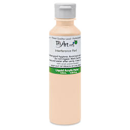 Tri-Art Liquid Artist Acrylics - Interference Red, 120 ml bottle