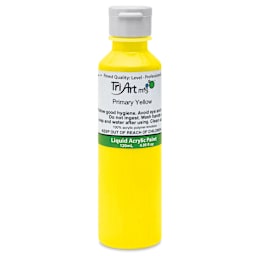 Tri-Art Liquid Artist Acrylics - Primary Yellow, 120 ml bottle