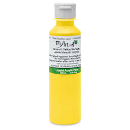 Tri-Art Liquid Artist Acrylics - Bismuth Yellow Medium, 120 ml bottle