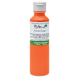 Tri-Art Liquid Artist Acrylics - Pyrrole Orange, 120 ml bottle