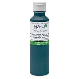 Tri-Art Liquid Artist Acrylics - Phthalo Turquoise, 120 ml bottle