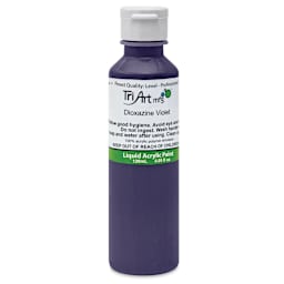 Tri-Artx Liquid Artist Acrylics - Dioxazine Violet, 120 ml bottle