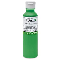 Tri-Art Liquid Artist Acrylics - Phthalo Green Yellow Shade, 120 ml bottle