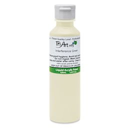 Tri-Art Liquid Artist Acrylics - Interference Green, 120 ml bottle