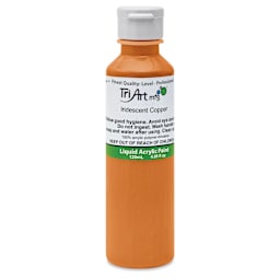 Tri-Art Liquid Artist Acrylics - Iridescent Copper, 120 ml bottle