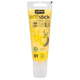 Pebeo Arti' Stick Window Color - Yellow, 75 ml tube