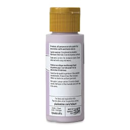 FolkArt Matte Acrylic Paint - Lilac Ice, 2 oz, Bottle (Back)