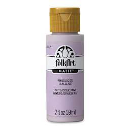 FolkArt Matte Acrylic Paint - Lilac Ice, 2 oz, Bottle (Front)