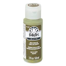 FolkArt Matte Acrylic Paint - Fern Leaf, 2 oz, Bottle