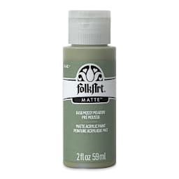 FolkArt Matte Acrylic Paint - Mossy Meadow, 2 oz, Bottle (Front)