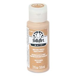 FolkArt Matte Acrylic Paint - Wild Truffle, 2 oz, Bottle