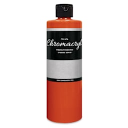 Chromacryl Students' Acrylics - Vermilion, 16 oz bottle