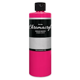 Chromacryl Students' Acrylics - Neon Pink, 16 oz bottle