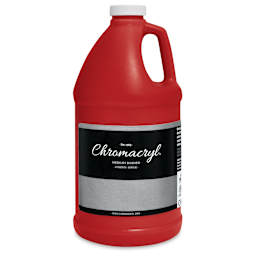 Chromacryl Students' Acrylics - Cool Red, 64 oz bottle