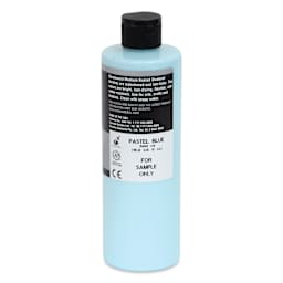 Chromacryl Students' Acrylics - Pastel Blue, 16 oz bottle side of bottle