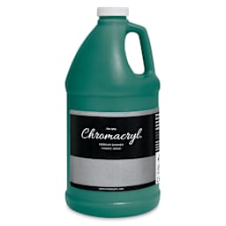 Chromacryl Students' Acrylics - Turquoise, 64 oz bottle
