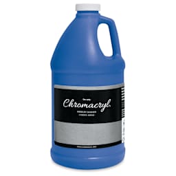 Chromacryl Students' Acrylics - Cobalt Blue, 64 oz bottle
