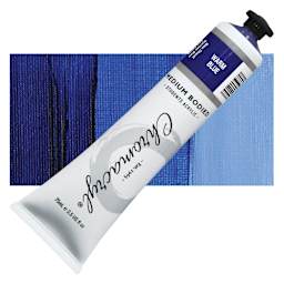 Chromacryl Students' Acrylic - Warm Blue, 2.5 oz tube and swatch