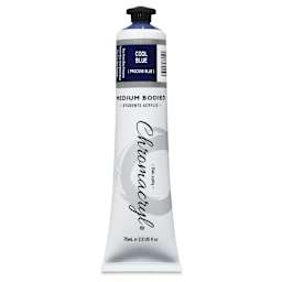 Chromacryl Students' Acrylics - Cool Blue, 2.5 oz tube